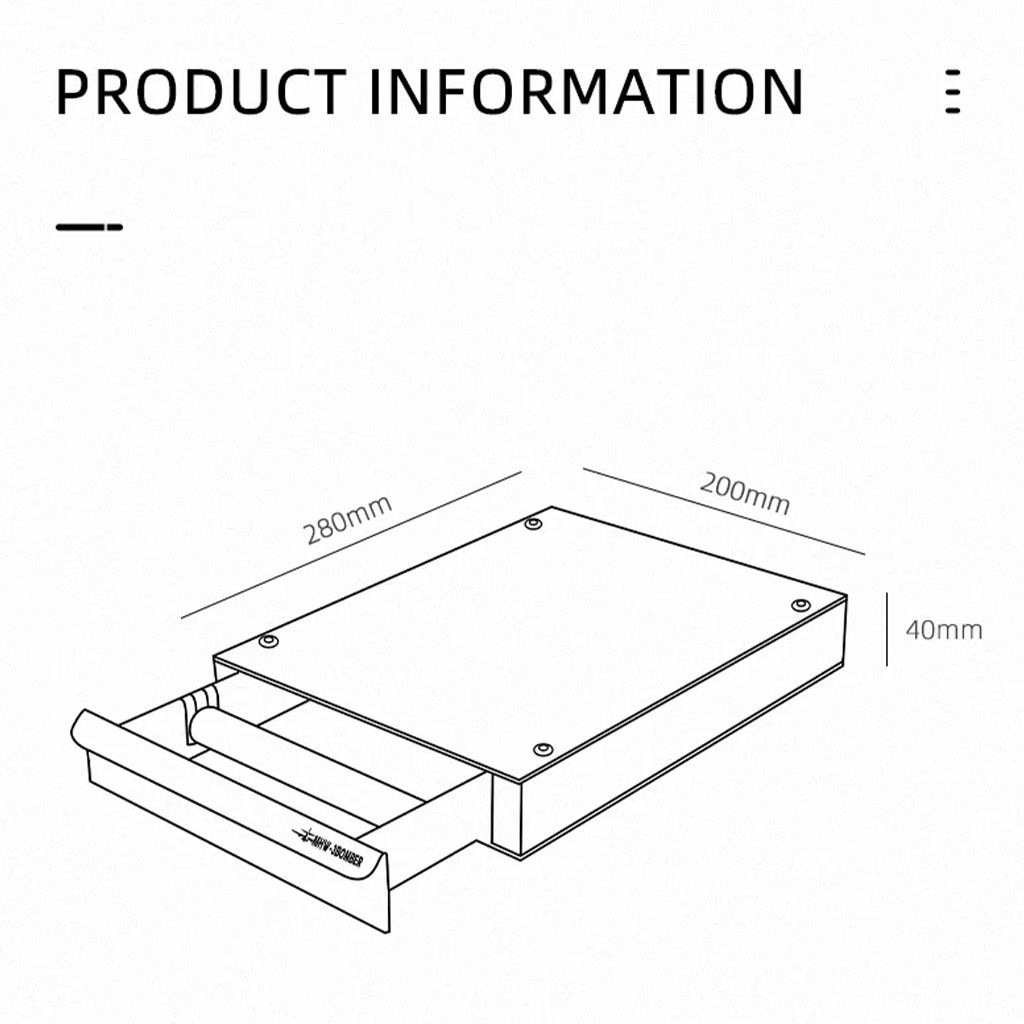 ناک باکس قهوه بمبر مدل Drawer Multipurpose