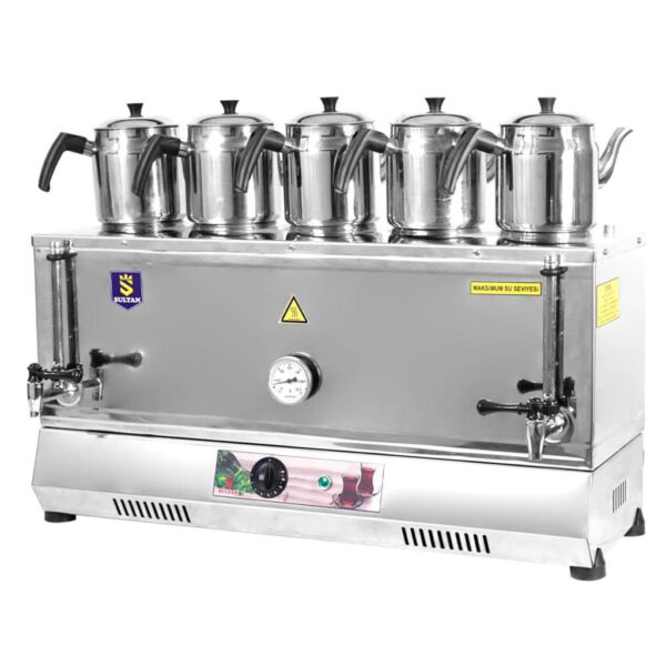 چای ساز صنعتی پنج قوری کلاسیک سلطان SU-E550