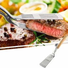 کاردک انبر گریل دسته چوبی نمره 7 بست