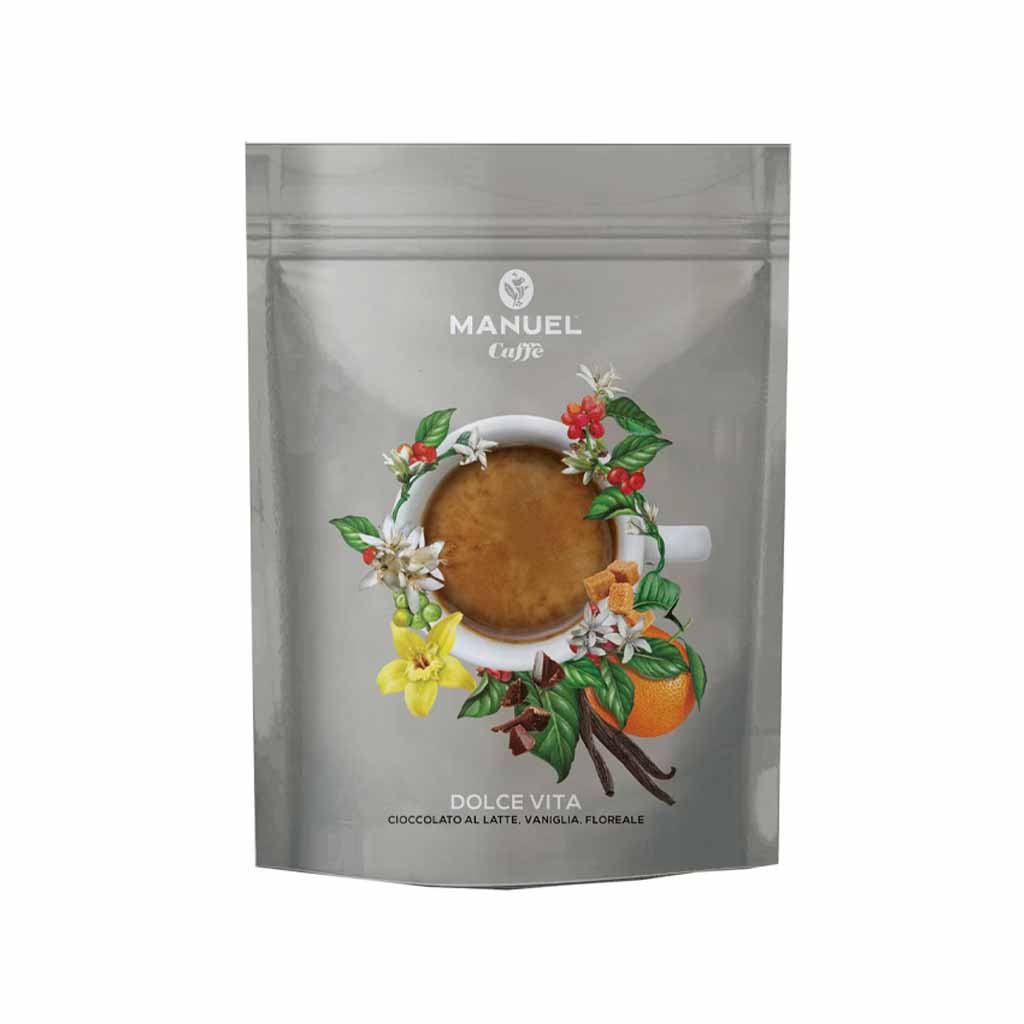 پودر قهوه 90% عربیکا و 10% ربوستا مانوئل DOLCEVITA