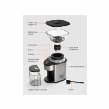 آسیاب قهوه اسبولی مدل SYCG-801D