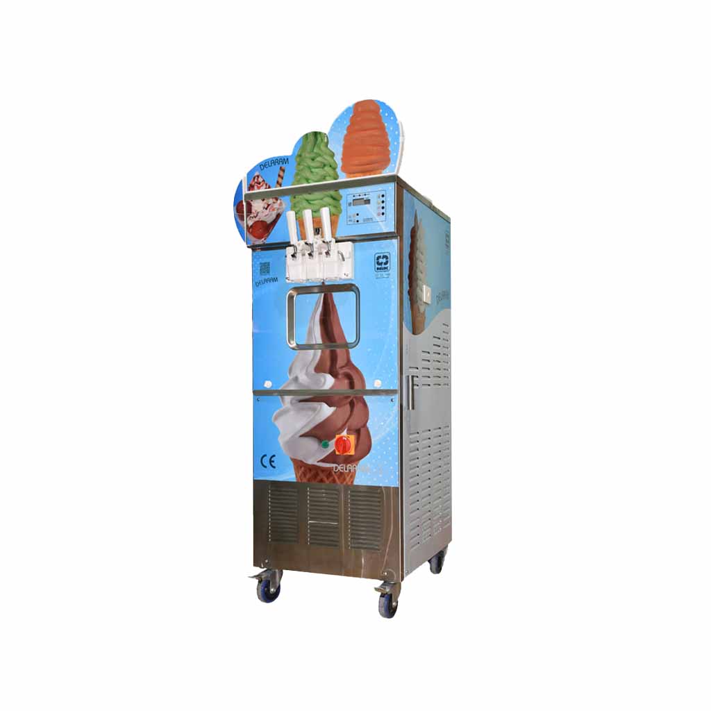 بستنی ساز سه فاز نیکنام مدل دلارام 1.5 اسب هرمتیک