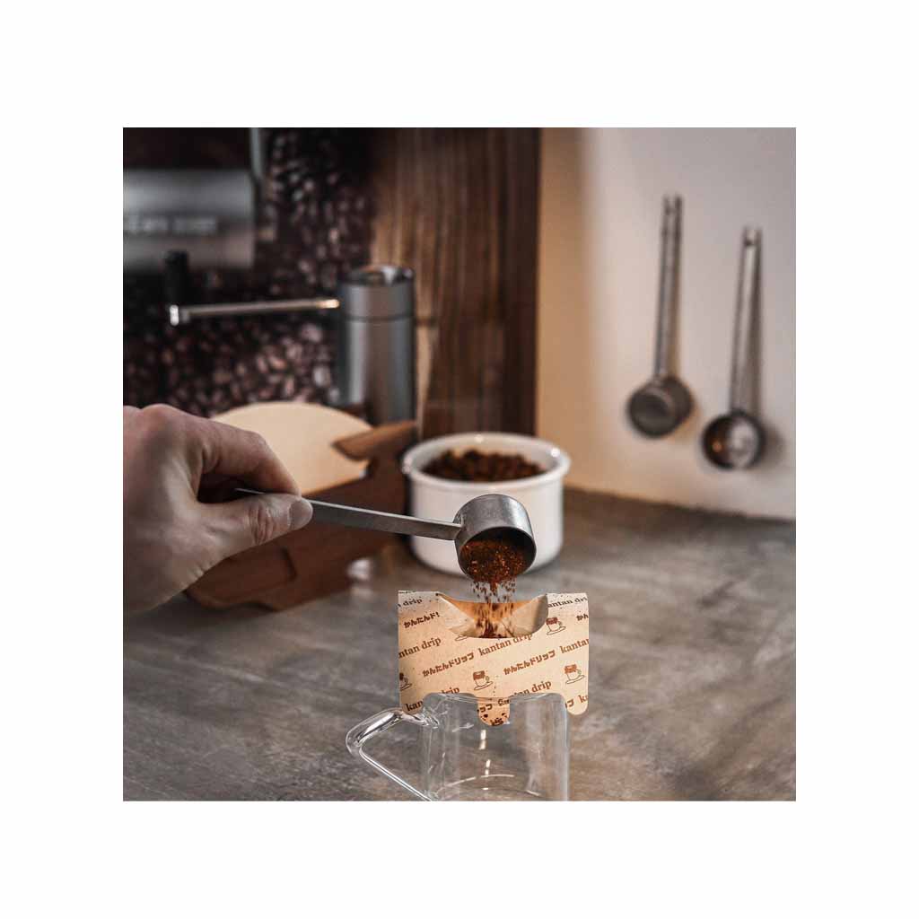 پیمانه اندازه گیری استیل دانه قهوه بمبر