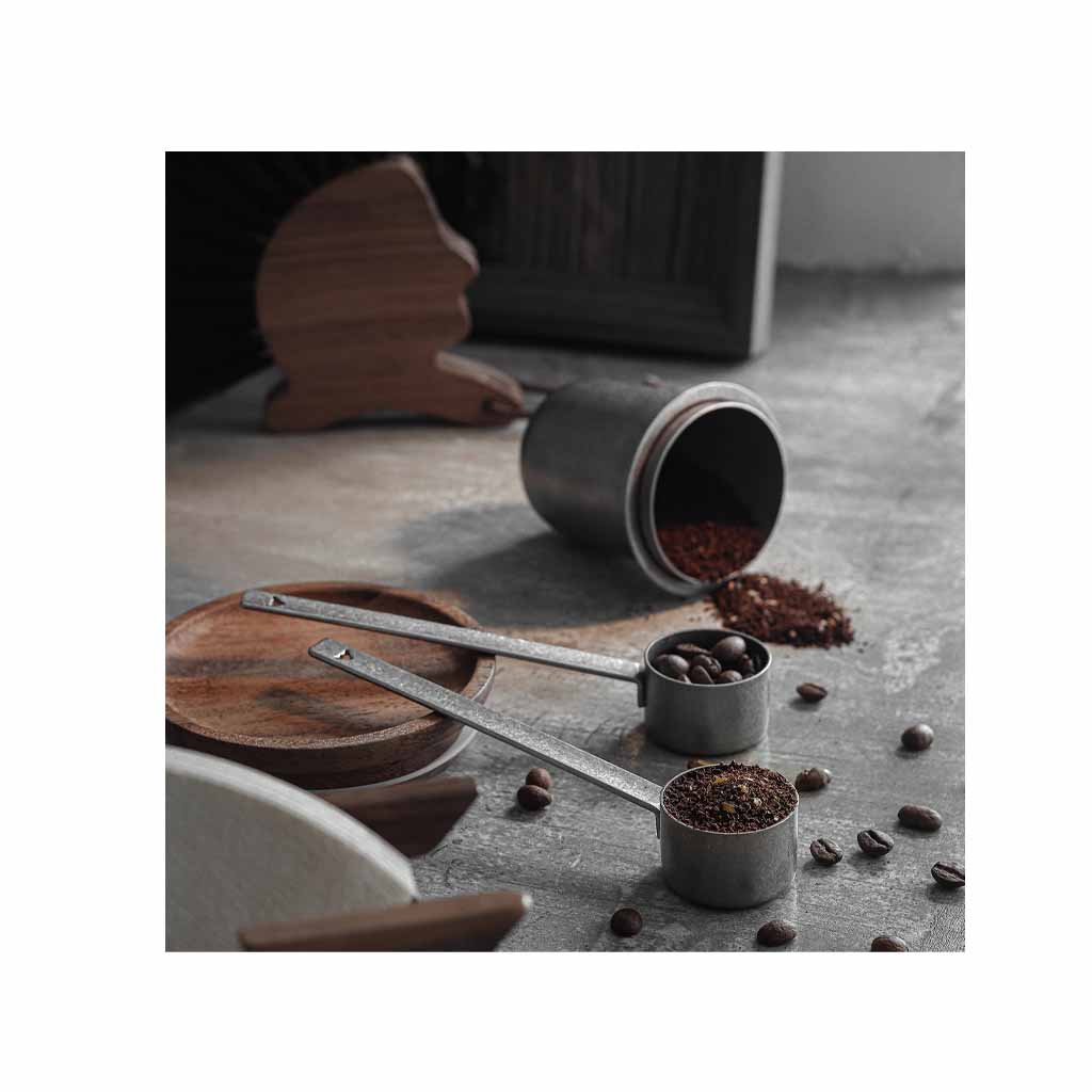 پیمانه اندازه گیری استیل دانه قهوه بمبر