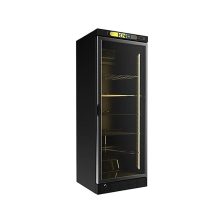 يخچال 70 سانتی بدنه مشکی تک درب کینو مدل KR 680 BL