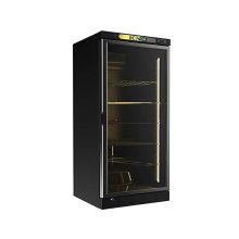يخچال 80 سانتی بدنه مشکی تک درب کینو مدل KR 800 BL