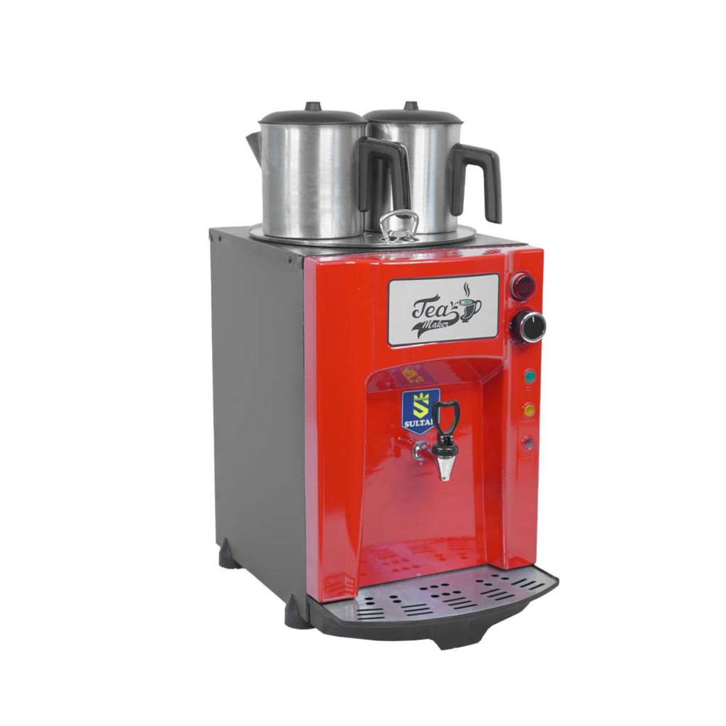 سماور صنعتی پریمیوم برقی 2 قوری سلطان مدل SU-P215