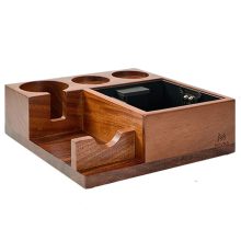 استند پرتافیلتر و ناک باکس چوب گردو MUVNA