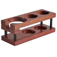 استند پرتافیلتر چوب گردو با پایه فلزی دو طبقه MUVNA