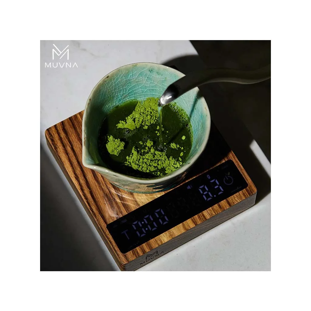 اسکیل قهوه دیجیتال چوب گردو MUVNA