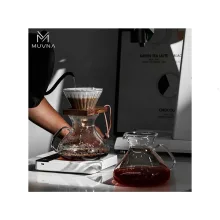 سرور قهوه دمی پیرکس Yingzhan برند MUVNA