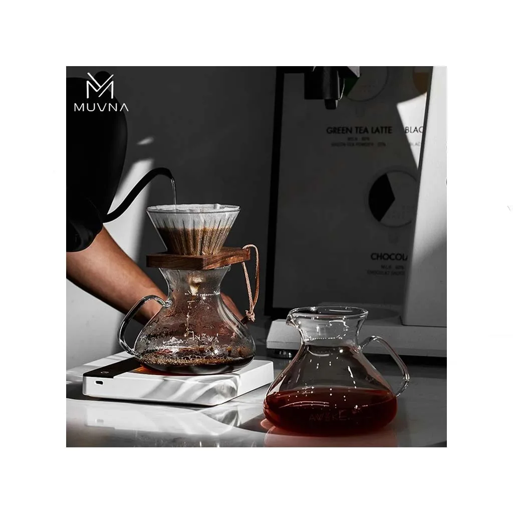 سرور قهوه دمی پیرکس Yingzhan برند MUVNA