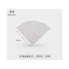 فیلتر قهوه کاغذی v60 ژاپنی سفید MUVNA