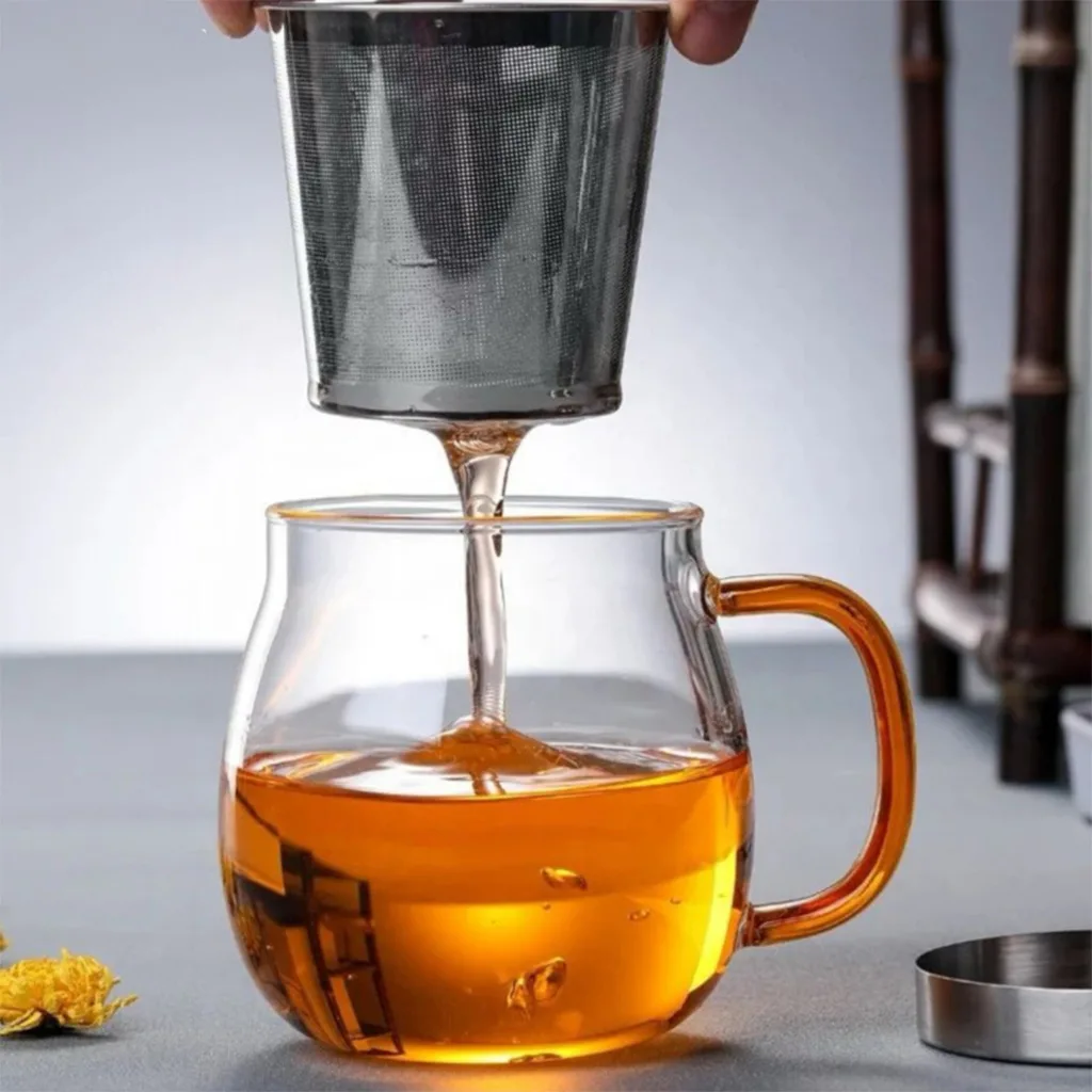 لیوان دمنوش درب استیل ۲۹۱۸۷ یک عددی