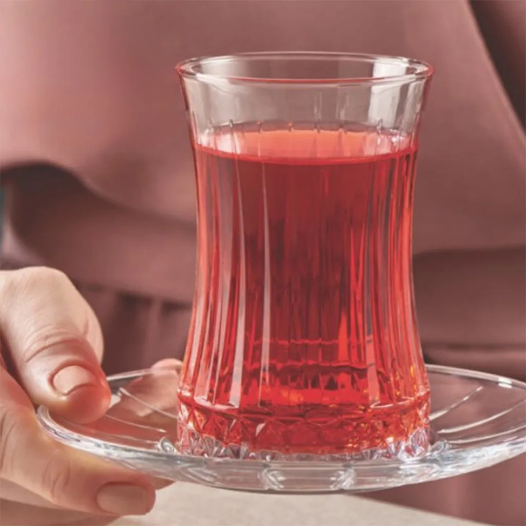 استکان نعلبکی الیسا پاشا ۶ عددی