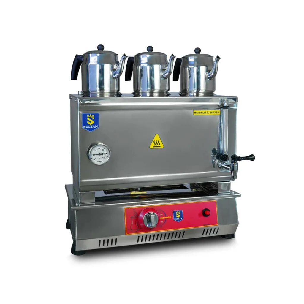 چای ساز صنعتی 3 قوری گازی سلطان SU-G333