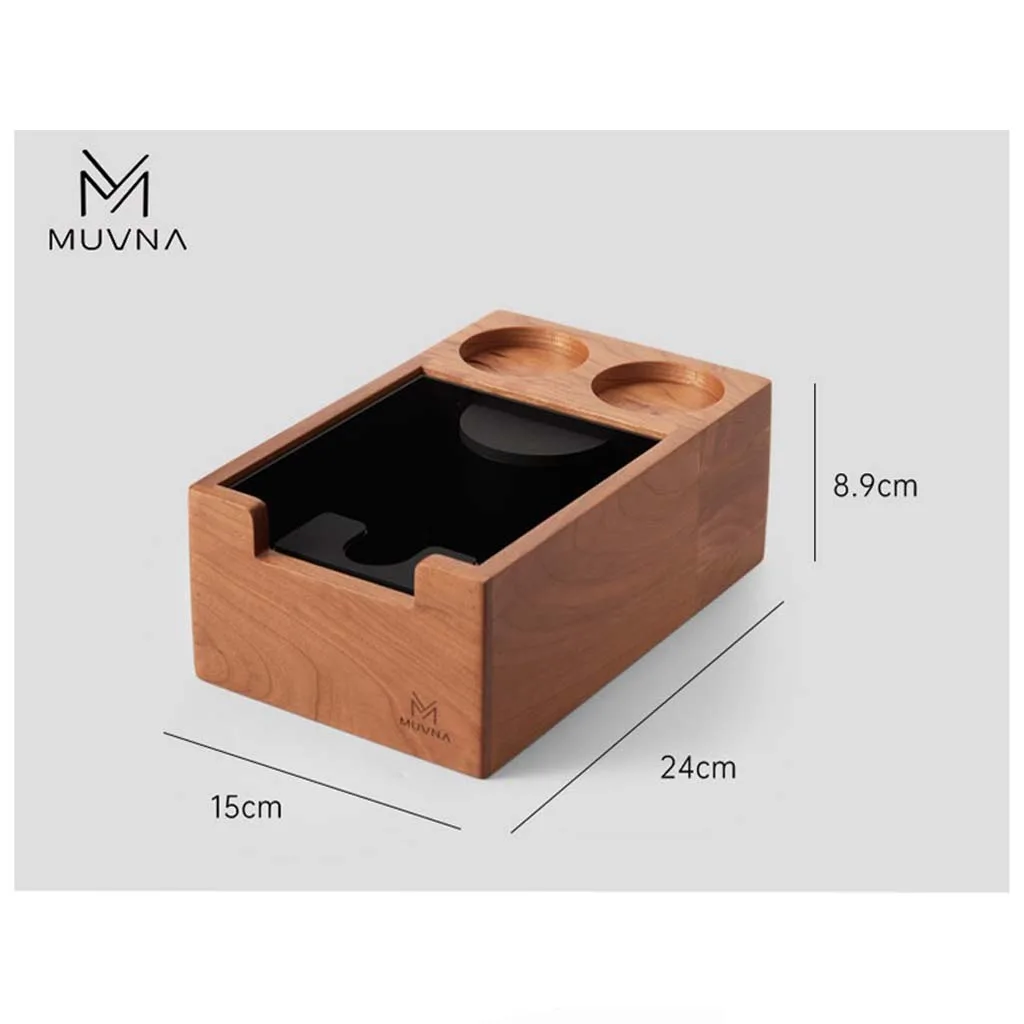استند پرتافیلتر سه کاره چوب گیلاس MUVNA