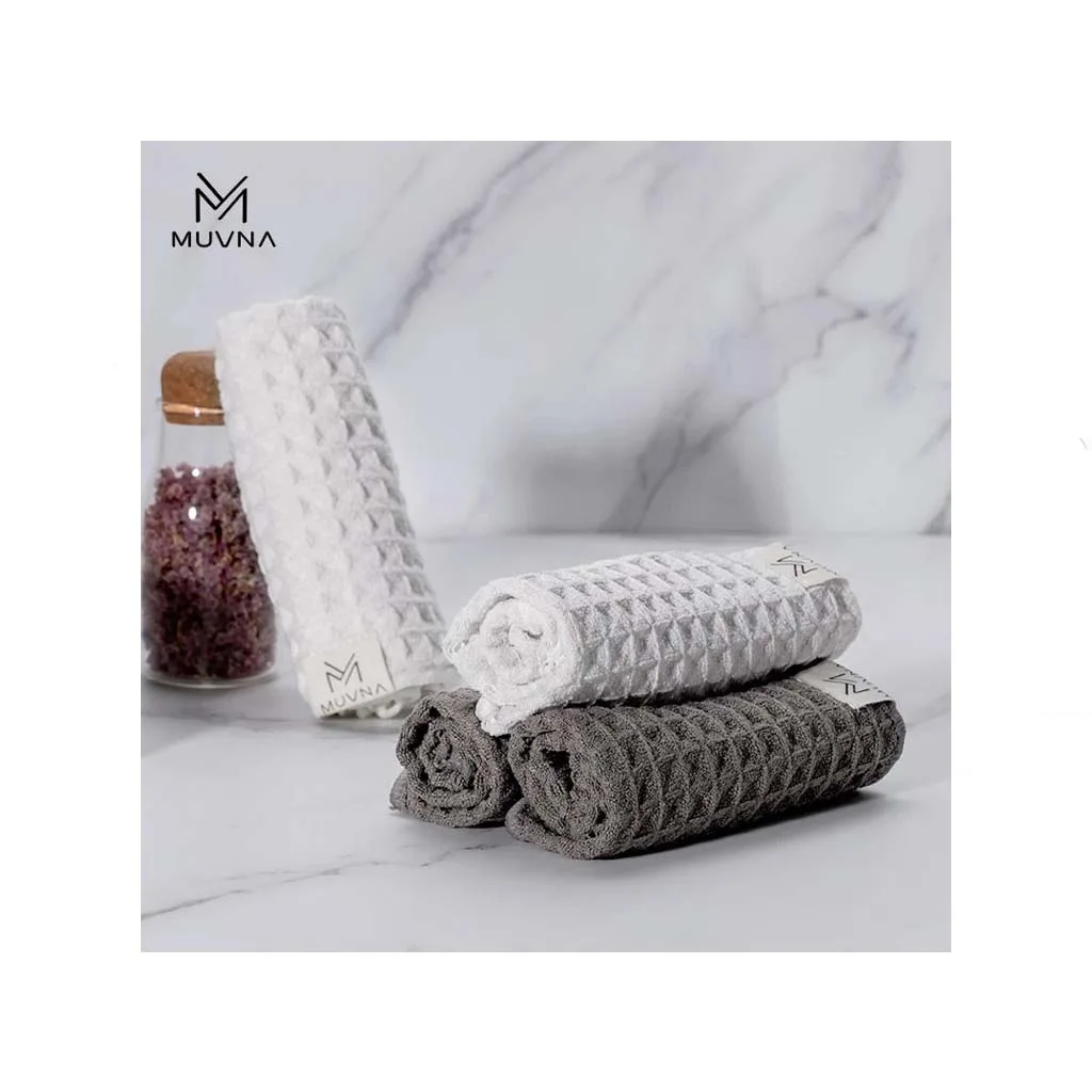 دستمال تنظیف وافل سایز 30*70 MUVNA