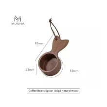 پیمانه اندازه گیری چوبی قهوه دم ماهی MUVNA