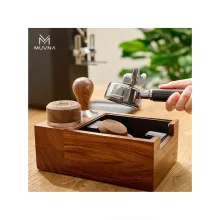 استند پرتافیلتر و ناک باکس چوب گردو MUVNA