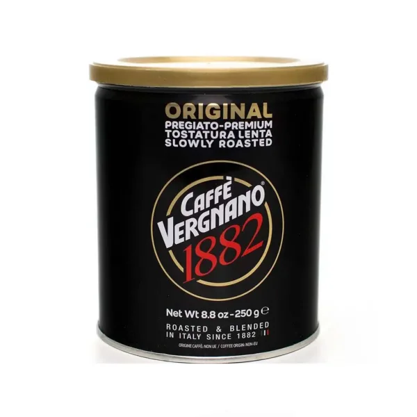 پودر قهوه اورجینال 250 گرمی تین Cafe Vergnano 1882