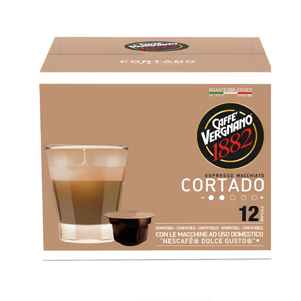 کپسول نسپرسو Cafe Vergnano 1882 مدل Dolce Gusto, Cortado