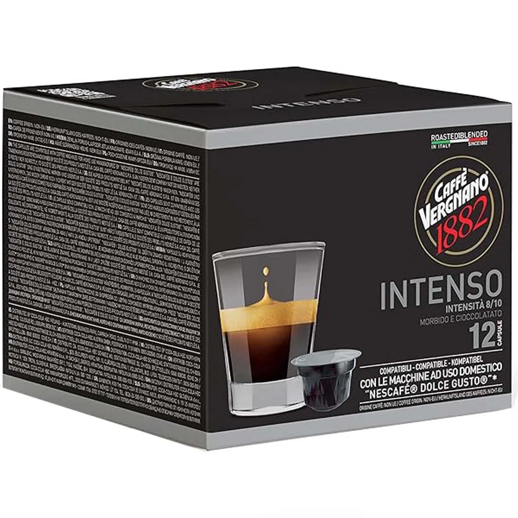 کپسول نسپرسو Cafe Vergnano 1882 مدل Dolce Gusto, Intenso