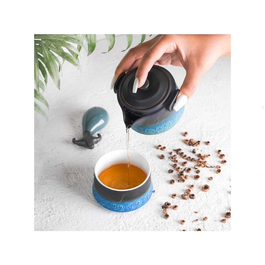 ست تی پات ژاپنی چین چای