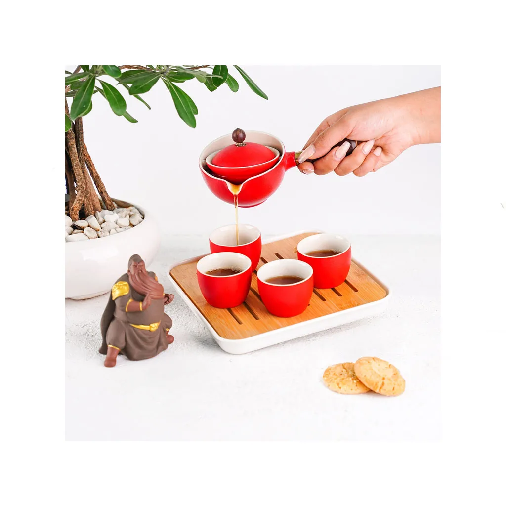 ست دم آوری چای مسافرتی 360 درجه چین چای