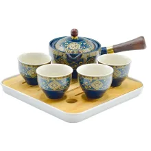 ست دم آوری چای مسافرتی 360 درجه کد D چین چای