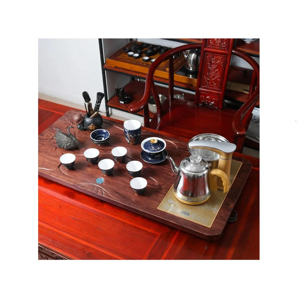 سینی مخصوص دم آوری چای کد solid wood D چین چای