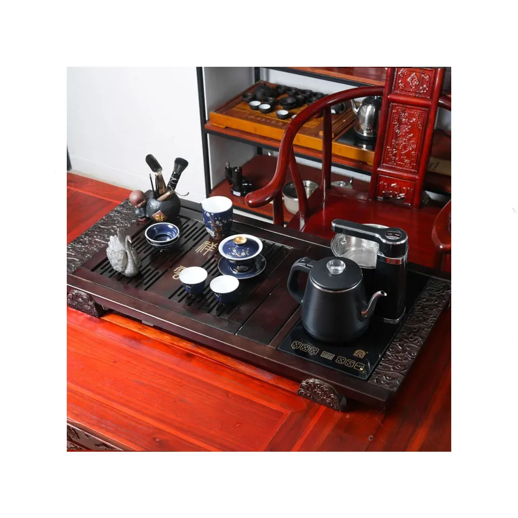 سینی مخصوص دم آوری چای کد solid wood E چین چای
