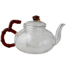 تی پات کریستالی 600 میل مدل CC-002 چین چای