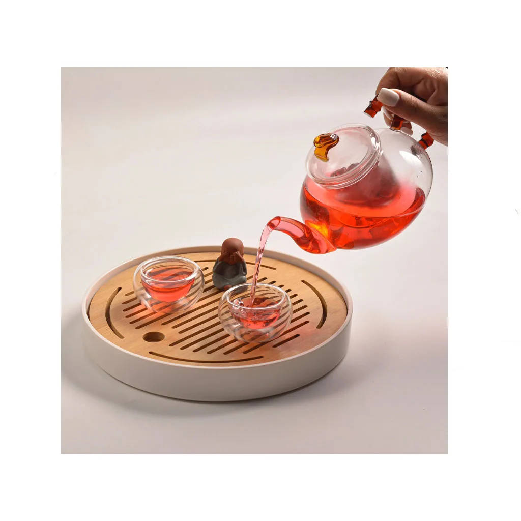 تی پات کریستالی 600 میل مدل CC-002 چین چای