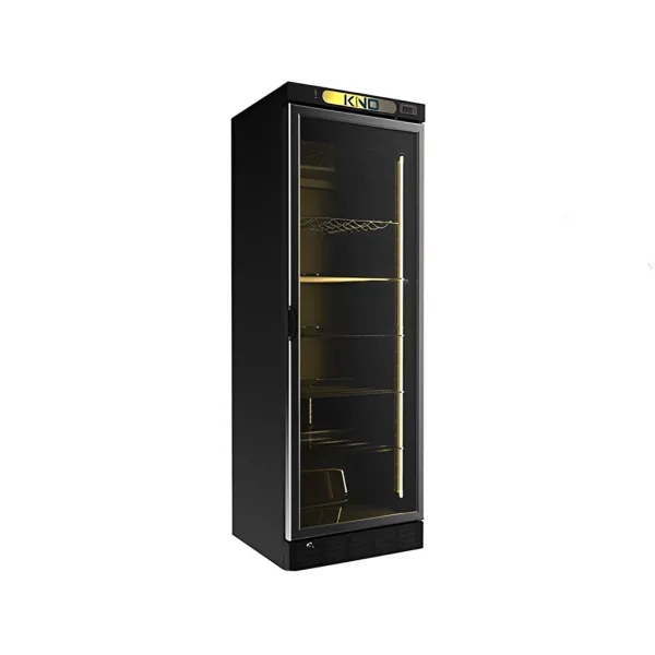 فریزر 60 سانتی بدنه و شیشه مشکی کینو مدل KF 615 WLBL