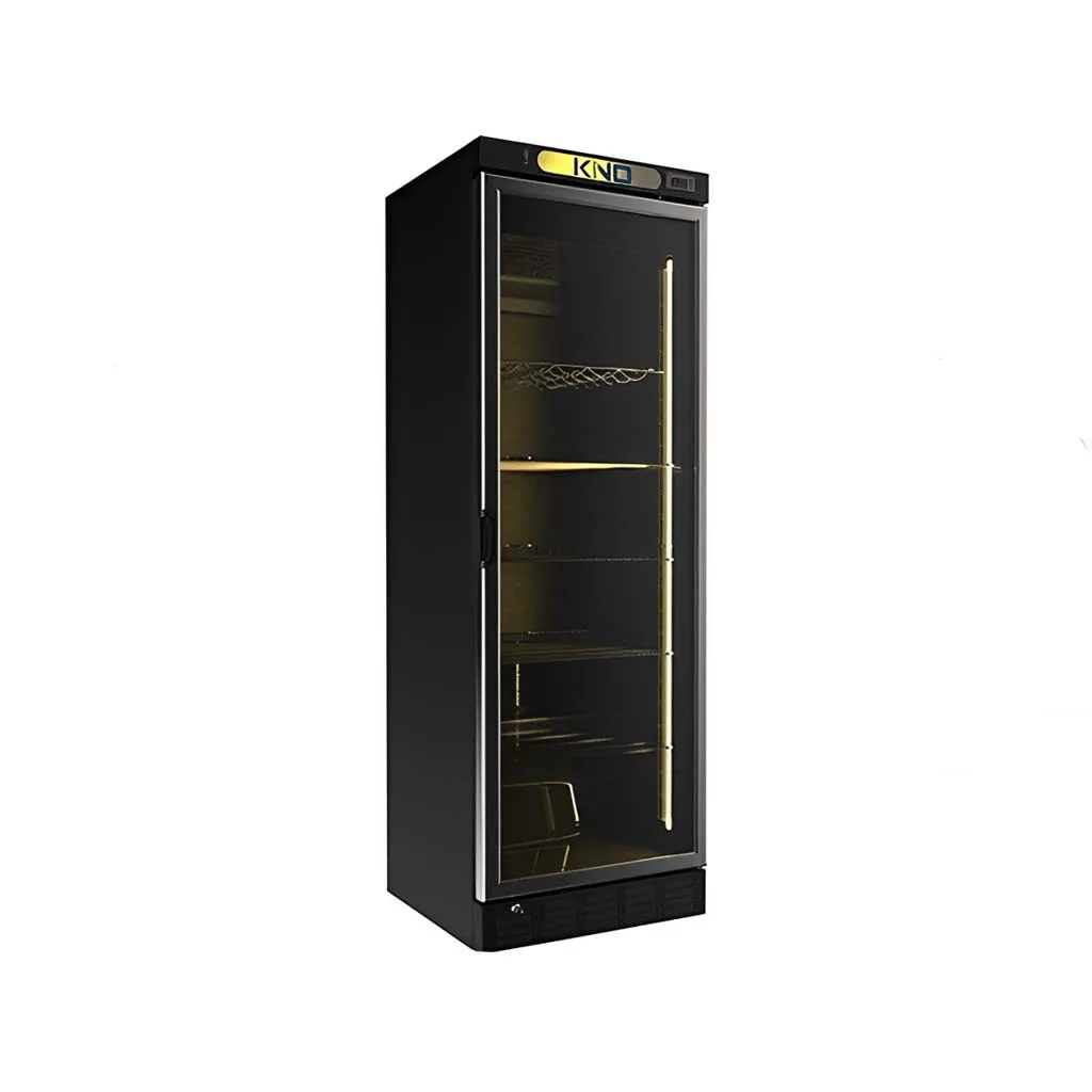 فریزر 60 سانتی بدنه و شیشه مشکی کینو مدل KF 615 WLBL