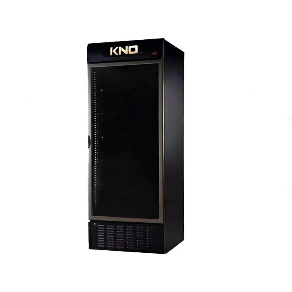 فریزر ویترینی 80 سانتی بدنه مشکی، وان مشکی کینو مدل KF 800BL