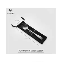 قاشق کاپینگ قهوه تیتانیومی استاندارد sca برند MUVNA