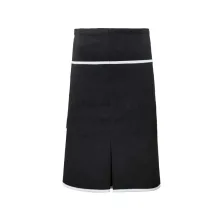 نیم پیشبند کتان دو جیب نوار سفید SS-UNIFORM