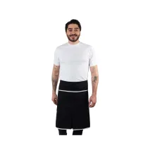 نیم پیشبند کتان دو جیب نوار سفید SS-UNIFORM