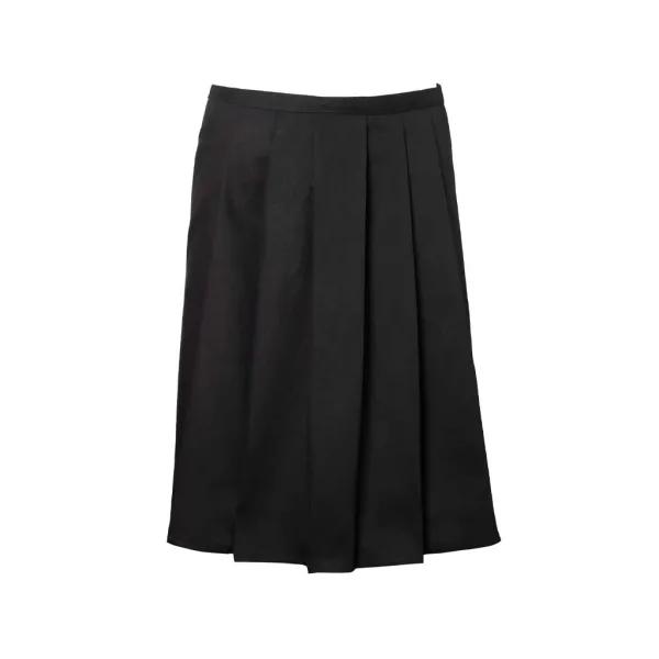 نیم پیشبند کتان کجراه دو جیب دامنی SS-UNIFORM