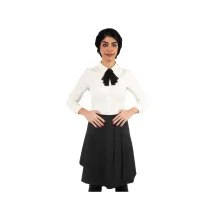 نیم پیشبند کتان کجراه دو جیب دامنی SS-UNIFORM