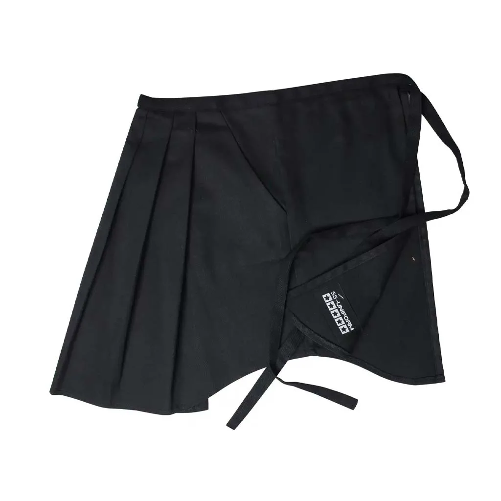 نیم پیشبند کتان کجراه دو جیب دامنی SS-UNIFORM