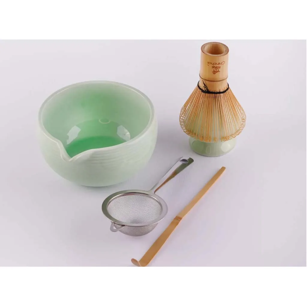 ست ماچا ۵ تیکه لبه دار چین چای