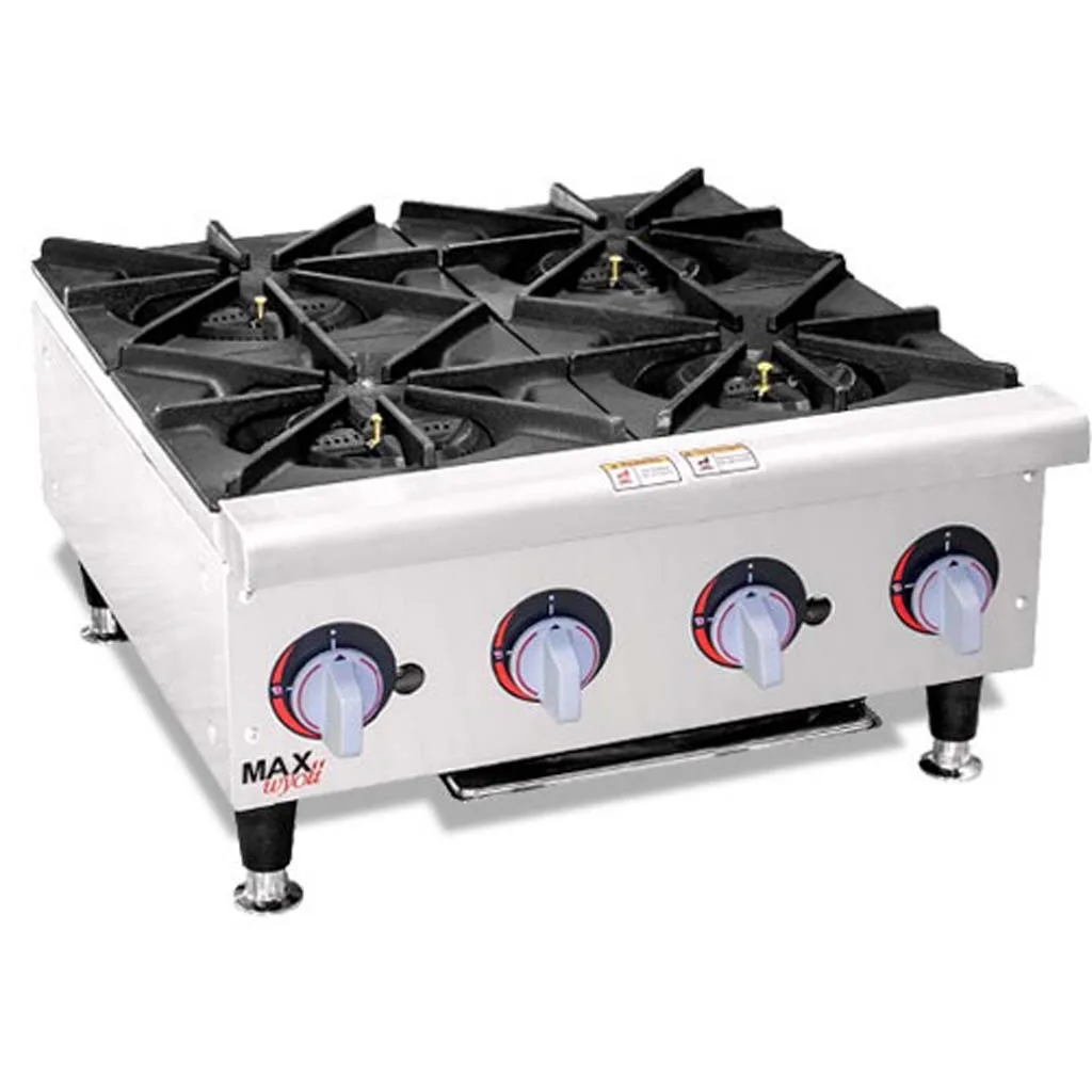 اجاق گاز 4 شعله رومیزی Max Silver