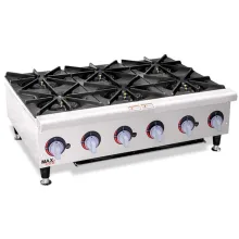 اجاق گاز 6 شعله رومیزی Max Silver