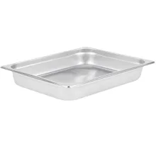 بن ماری 1/3 عمق 6.5 سانت ورق 0/8 Max Silver