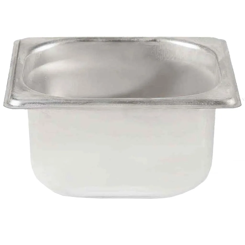بن ماری 1/6 عمق 10 سانت ورق 0/8 Max Silver