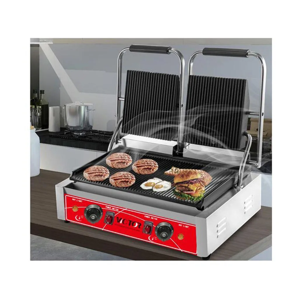 ساندویچ ساز دو صفحه ای شیاردار ویکتور