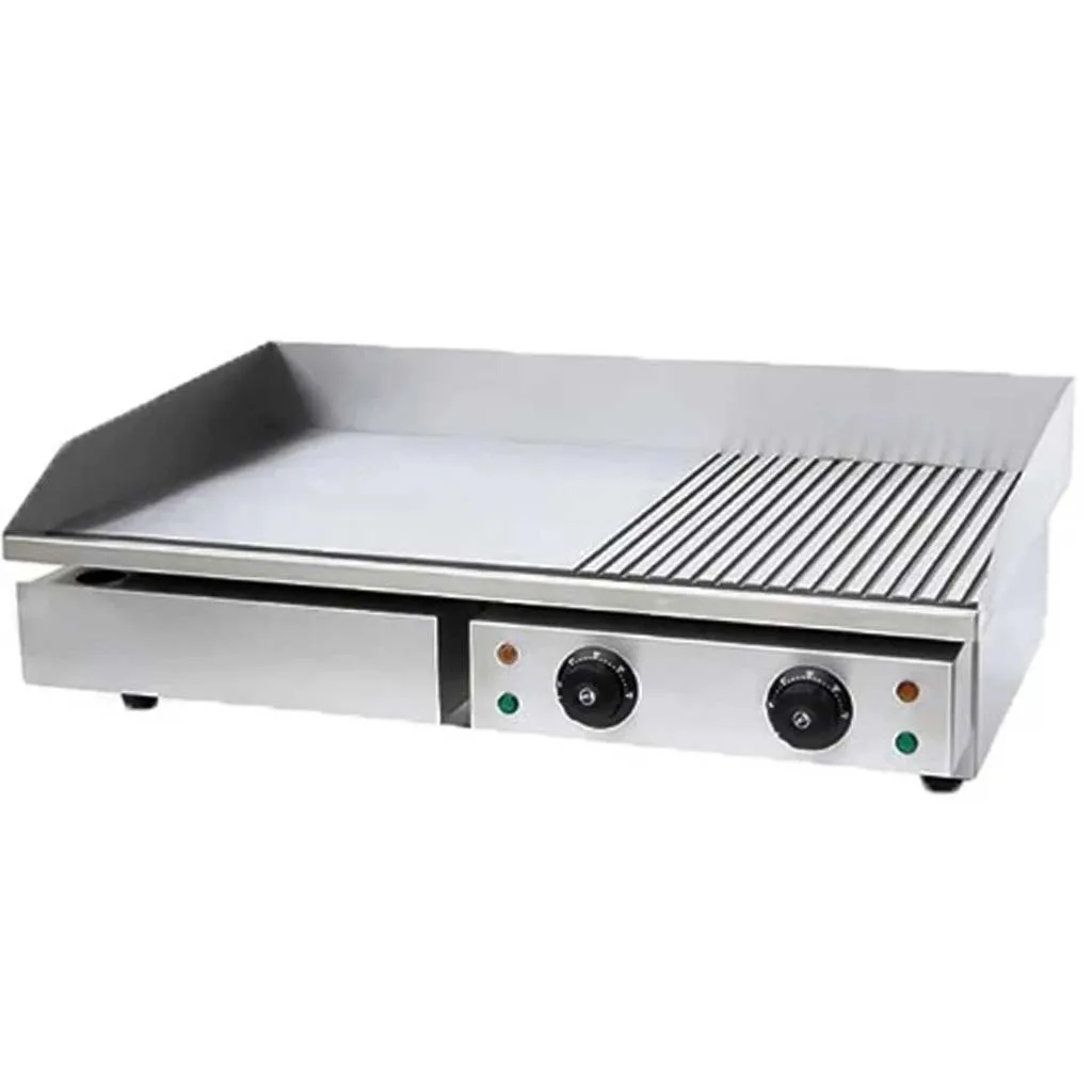 گریل برقی تخت و شیاردار 75 سانتی متری ویکتور مدل JS-822